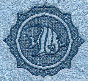 Fish Medallion (Embossed)