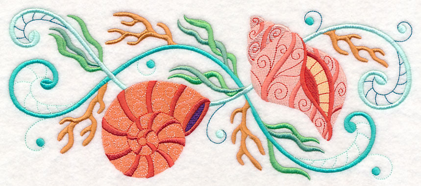 Seashell Potpourri Border