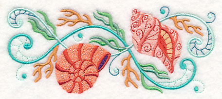 Seashell Potpourri Border