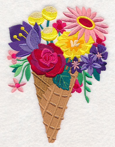 Blooming Ice Cream Cone