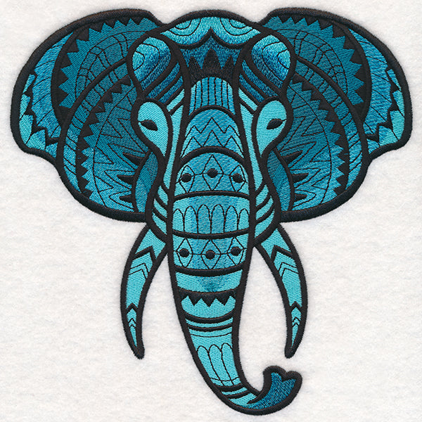 Majestic Elephant (Blackwork)