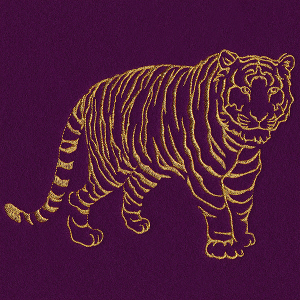 Elegant Tiger (Goldwork)