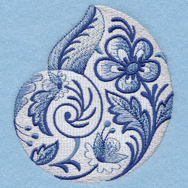 Delft Blue Seashell