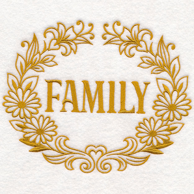 Family Medallion (Goldwork)