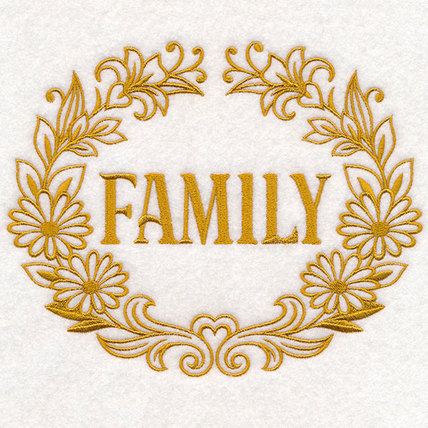 Family Medallion (Goldwork)