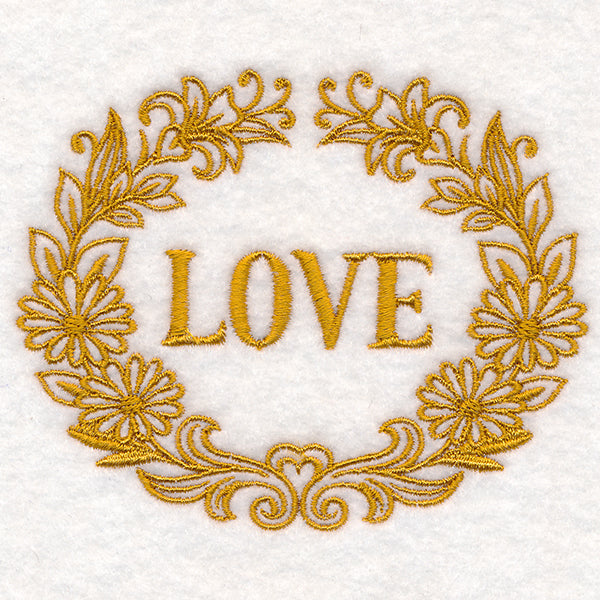 Love Medallion (Goldwork)
