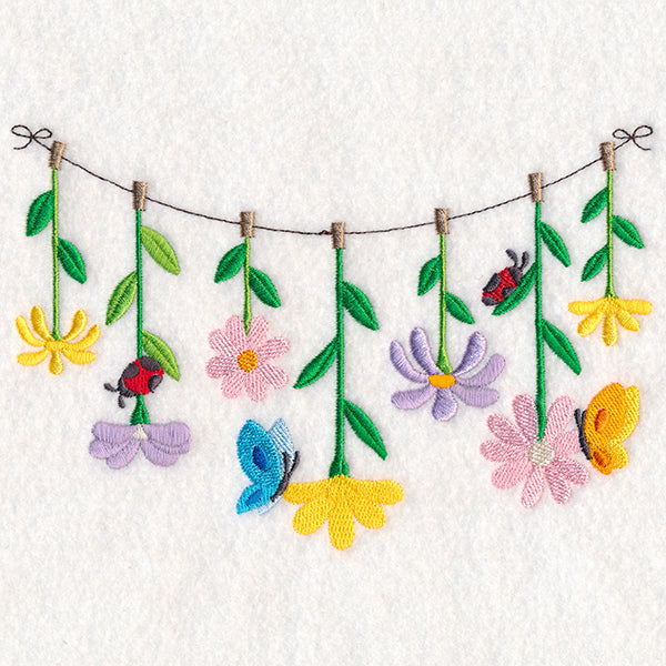 Pretty Petals Clothesline