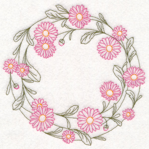 Light Daisy Wreath (Vintage)