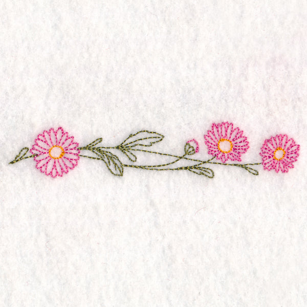 Light Daisy Border (Vintage)