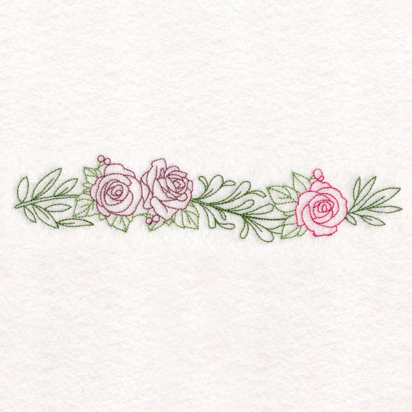 Light Rose Border (Vintage)