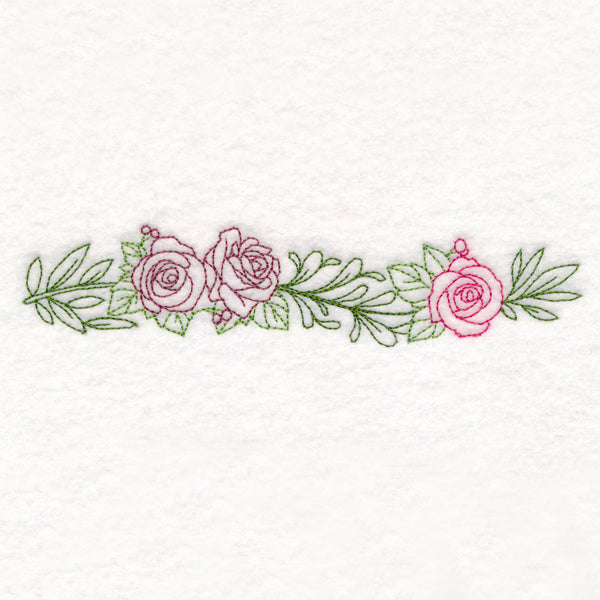 Light Rose Border (Vintage)