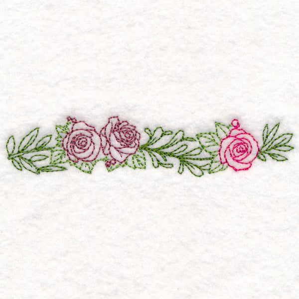 Light Rose Border (Vintage)