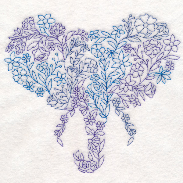 Floral Elephant