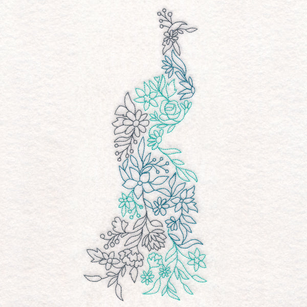 Floral Peacock