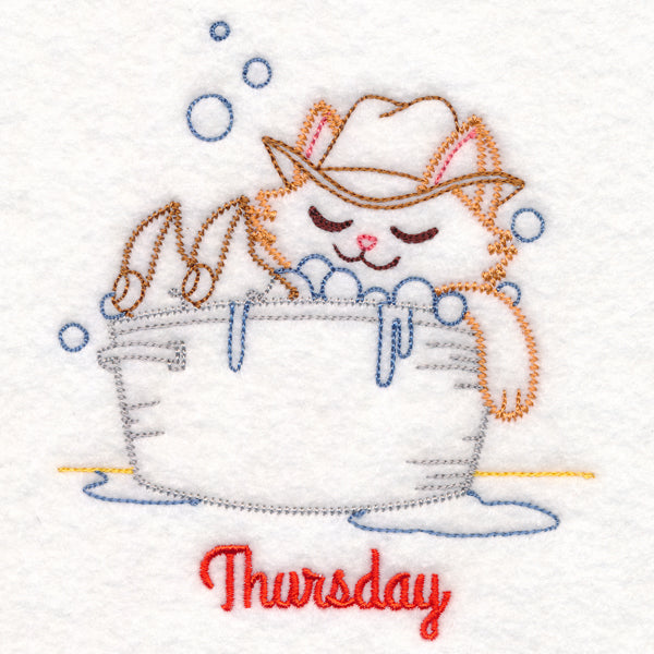 Cowboy Cat on Thursday (Vintage)