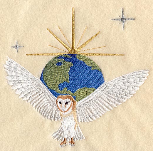 Owl with Globe