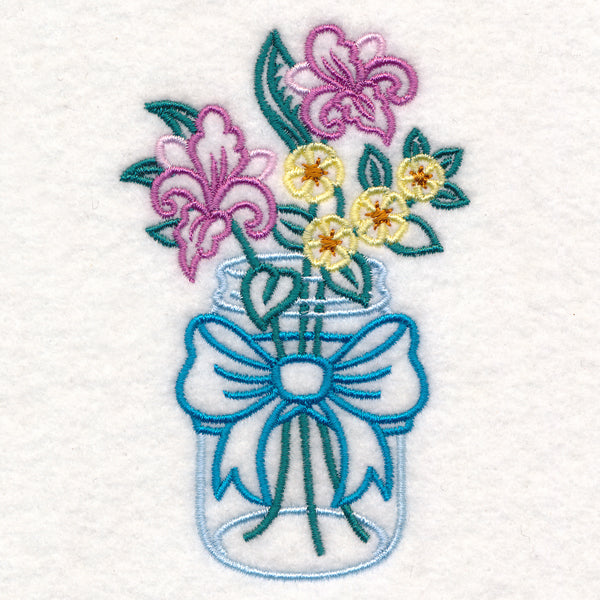 Iris Canning Jar (Vintage)