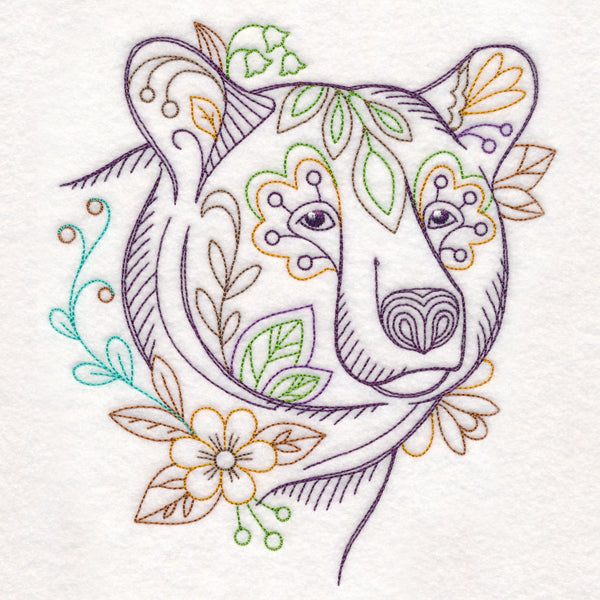 Forest Flower Bear (Vintage)