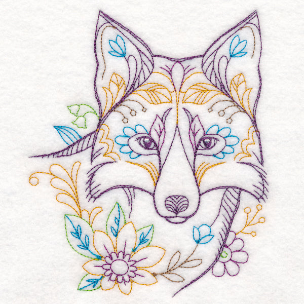 Forest Flower Fox (Vintage)