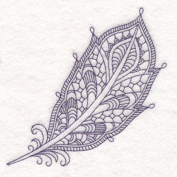 Airy Intricate Feather (Vintage)