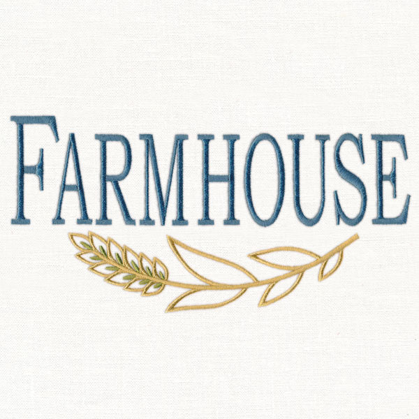 Farmhouse with Wheat