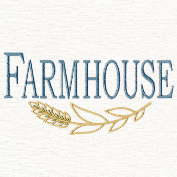 Farmhouse with Wheat