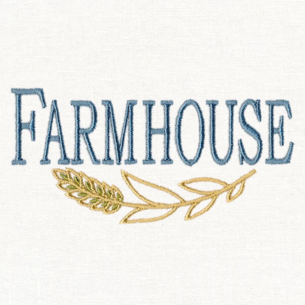 Farmhouse with Wheat