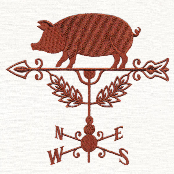 Weather Vane Silhouette - Pig