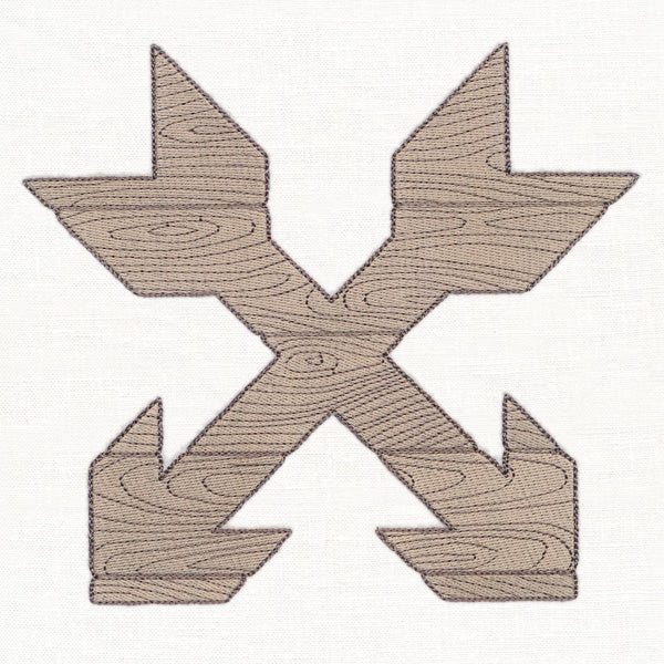 Rustic Decor - Crossed Arrows