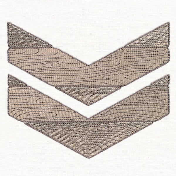 Rustic Decor - Wooden Chevron