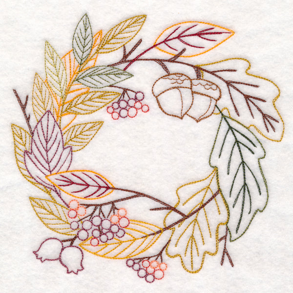 Autumn Harvest Potpourri Wreath (Vintage)