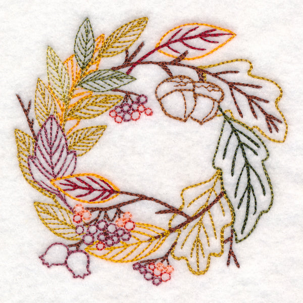 Autumn Harvest Potpourri Wreath (Vintage)