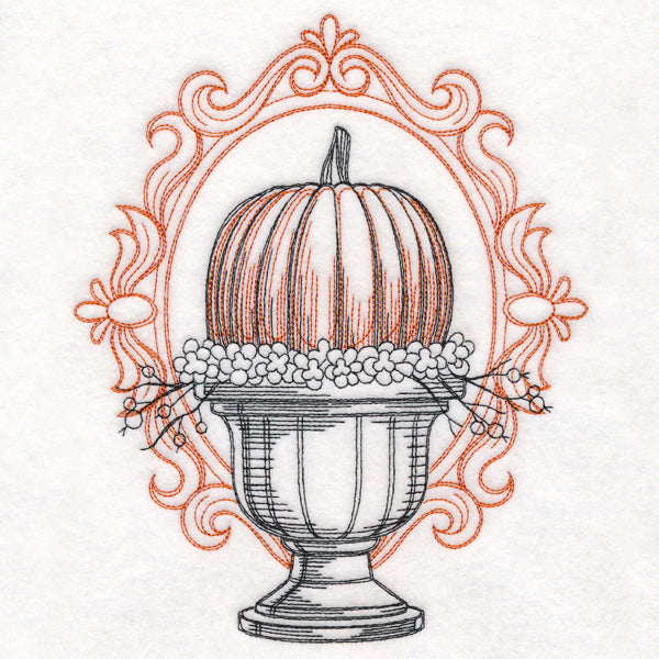 Boo-tiful Halloween - Pumpkin and Urn
