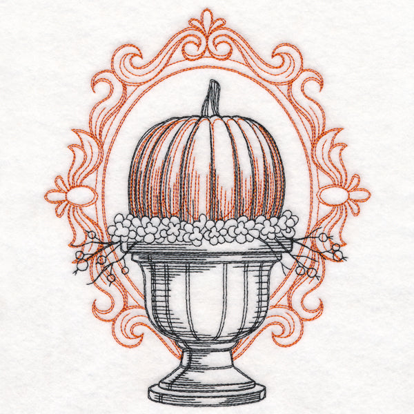 Boo-tiful Halloween - Pumpkin and Urn