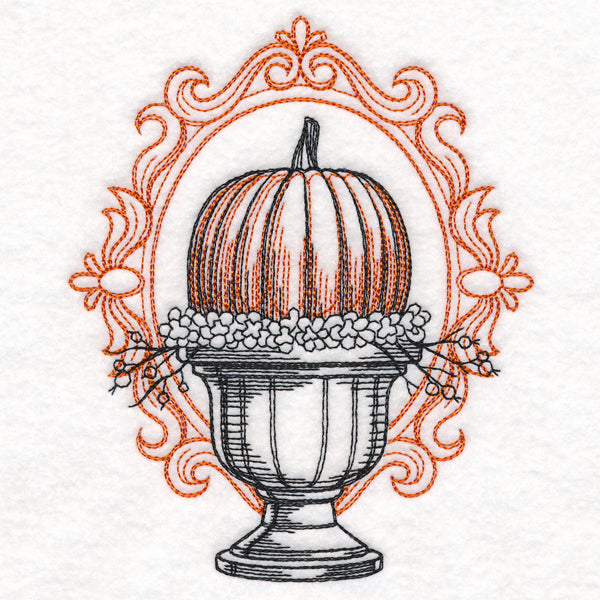 Boo-tiful Halloween - Pumpkin and Urn