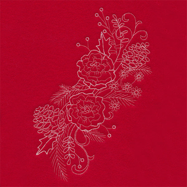 Blissful Carnation Spray (Whitework)