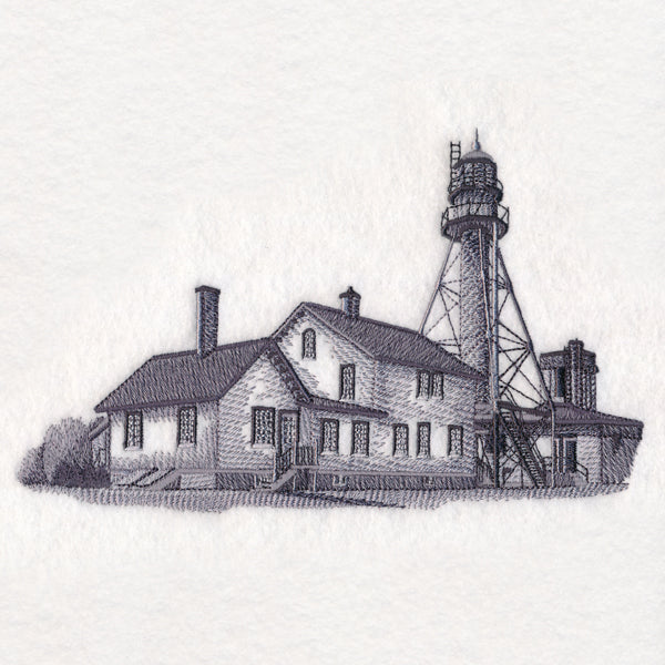 Whitefish Point Lighthouse Sketch (Michigan)