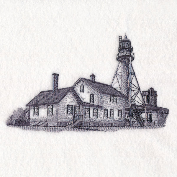 Whitefish Point Lighthouse Sketch (Michigan)
