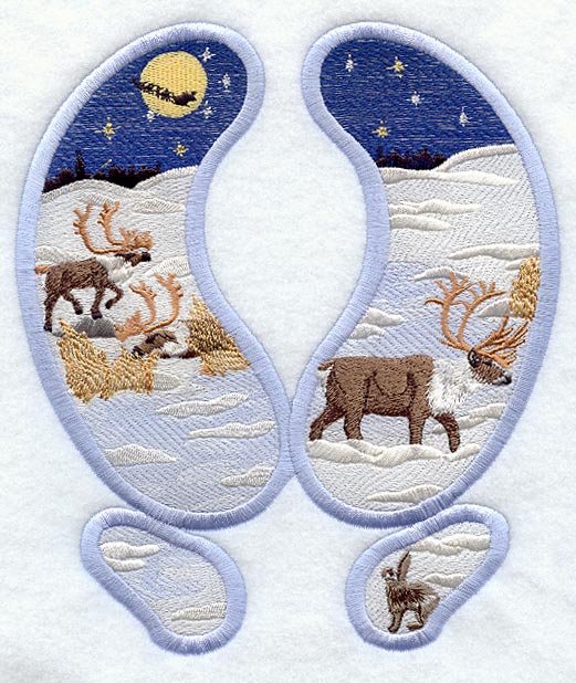 Reindeer Track Scene