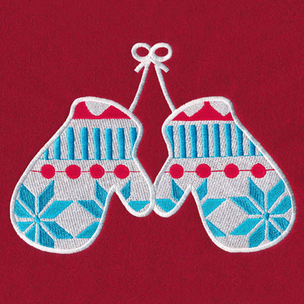 Sweater Silhouette Mittens