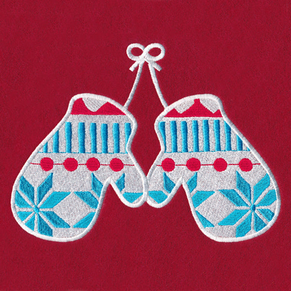 Sweater Silhouette Mittens