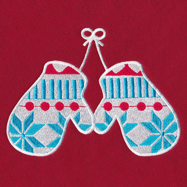 Sweater Silhouette Mittens