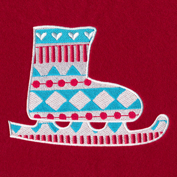 Sweater Silhouette Ice Skate