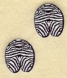 Tracks - Zebra Print