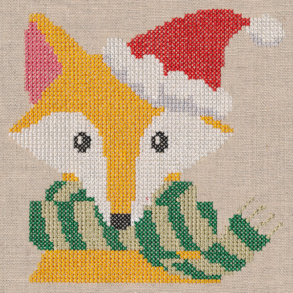 Very Merry Fox (Cross Stitch)