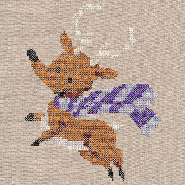 Baby Reindeer Blitzen (Cross Stitch)