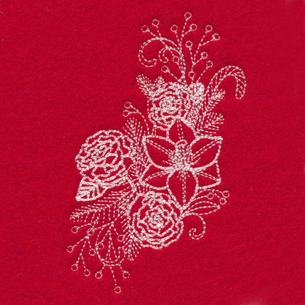 Blissful Lily Spray (Whitework)