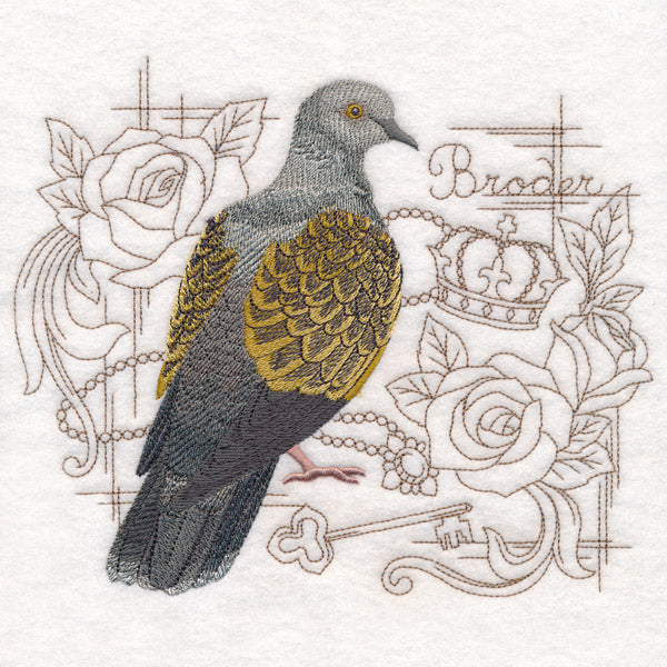 Shabby Chic Collage - Turtle Dove