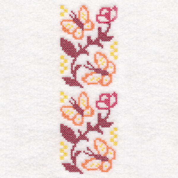 Butterfly Border (Cross Stitch)