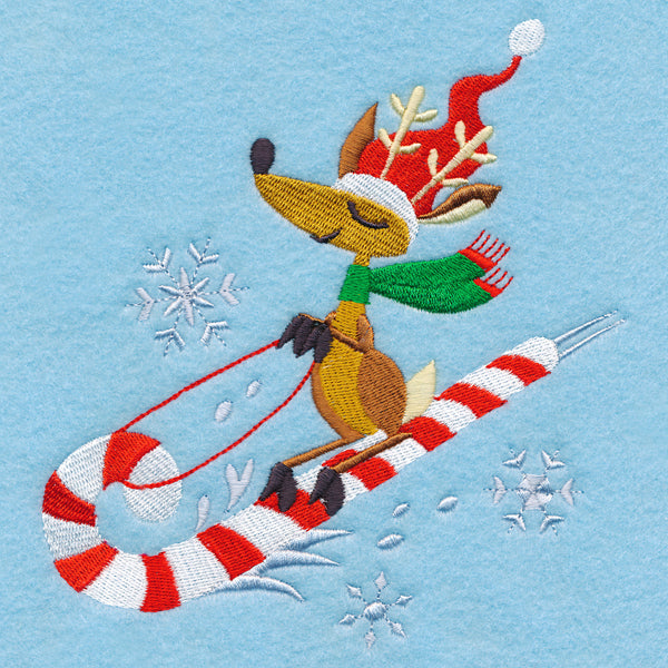 Sledding Reindeer